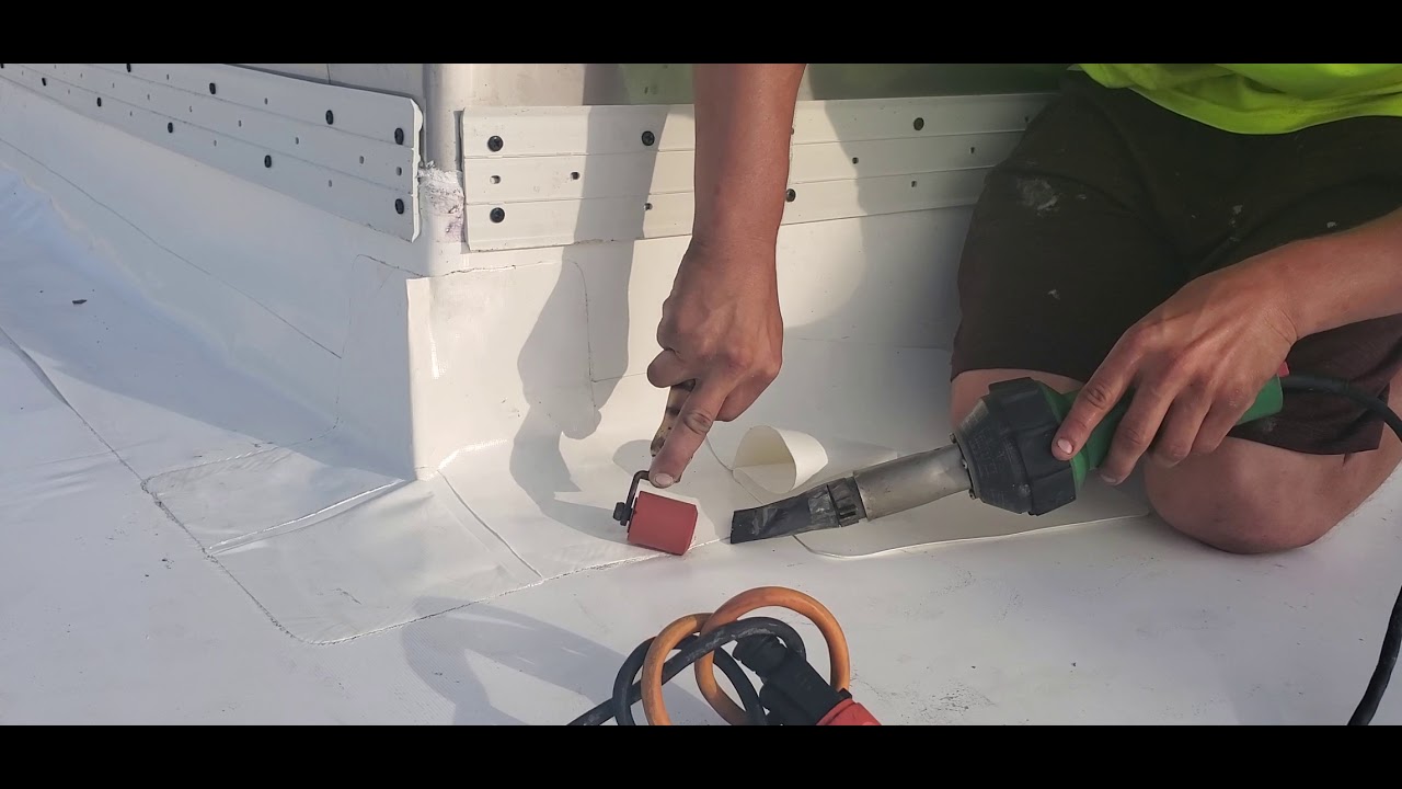 How to install a Duro-last Roofing Corner Flashing. By JT Roofing & Maintenance Inc.