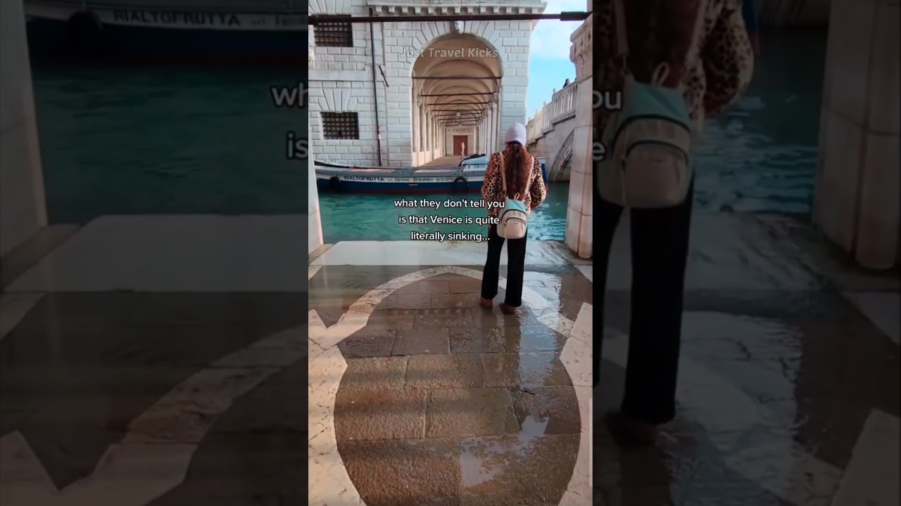 Venice Sinking Level at Italy 