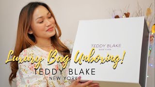 Teddy Blake Luxury Bag Unboxing And First Impression. Ava D 11 Light Beige Wander Pearl