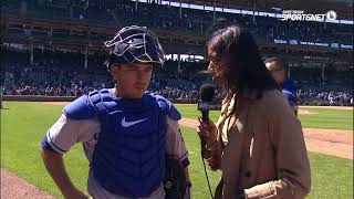 Austin Barnes talks offensive day at the plate 5/7/22 Dodgers Postgame