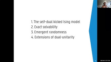 Dual-unitary circuits as minimal models for quantum many-body dynamics, Pieter Claeys