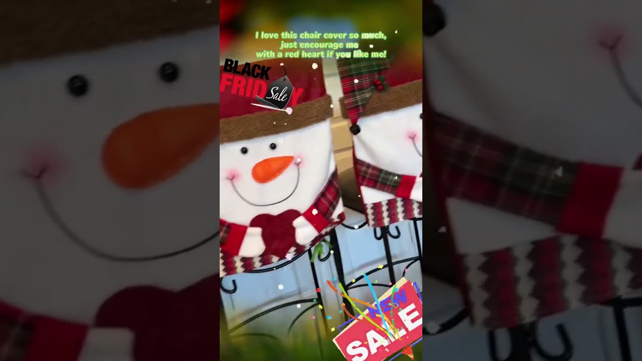 Festive Christmas Chair Cover Ideas 