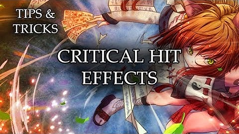 Tips & Tricks - Critical Hit Effects - RPG Maker MV