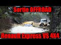 Essai renault express en offroad  traction vs 4x4 a dit quoi 