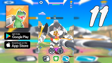 Mechangelion - Robot Fighting Gameplay Part 11 - Forest (Android, IOS)