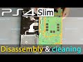 PS4 Slim disassembly, cleaning and replacing thermal paste