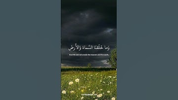 تلاوة خاشعة بصوت اسلام صبحي | وما خلقنا السماء والأرض وما بينهما باطلا