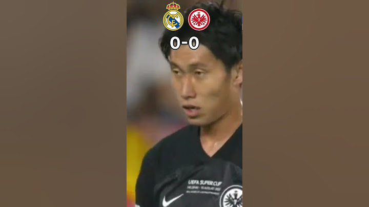 Real madrid vs Frankfurt | Super Cup | Goals and highlights