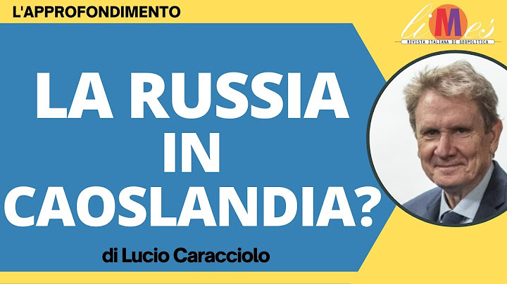 Russia in Chaosland? - Lucio Caracciolo's analysis