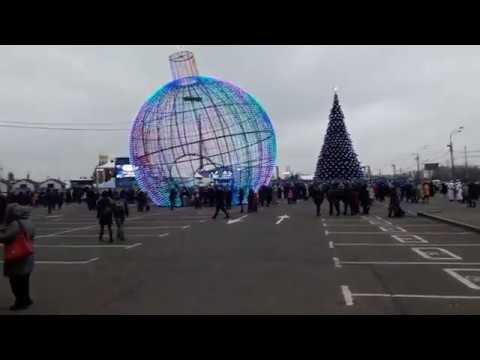 Прогулка по Парку Победы  2 января/Московская зима  в начале 18 года