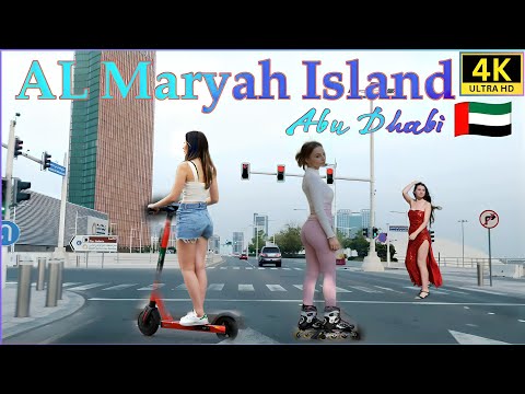Al Maryah Island | Abu Dhabi | Beautiful City | Driving Tour [4k] ULTRA HD