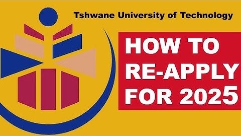 How to reapply at tut for 2025 |Tshwane University of Technology readmission