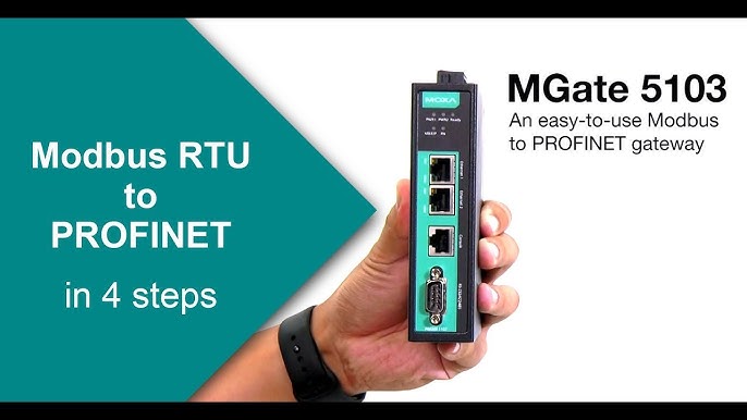 Convert Modbus RTU to Modbus TCP Protocol in 60 seconds with Moxa MB3000  Series Modbus Gateway 