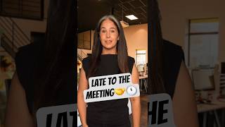 English Conversation: Late to the meeting 👥⏱