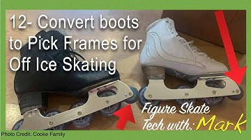12 Pick Frame Assembly; How to convert ice skates off ice. Mounting and assembly.
