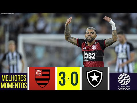 FLAMENGO 3×0 BOTAFOGO – Melhores Momentos – Taça Rio (07/03/2020)