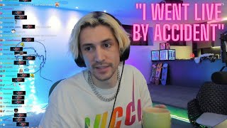 xQc Talks About Leaking His Address on Accident