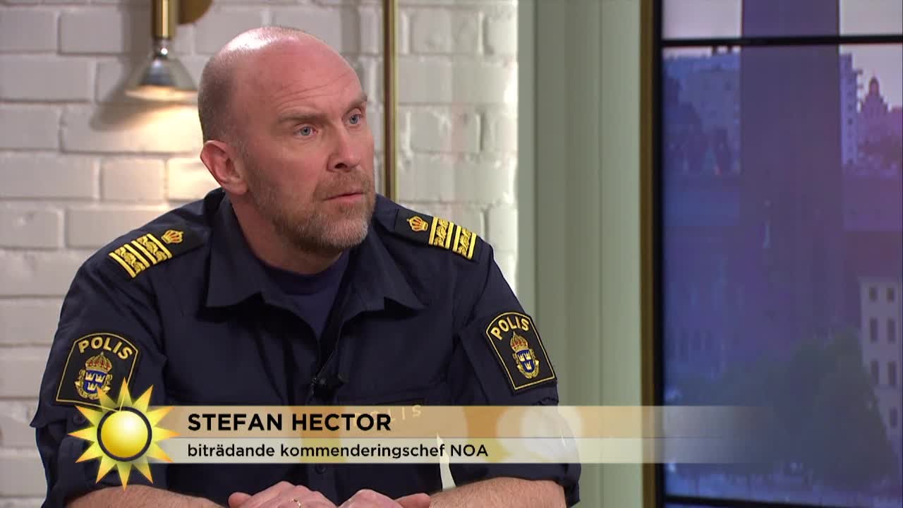 Polischefen berömmer stockholmarnas agerande - Nyhetsmorgon (TV4)