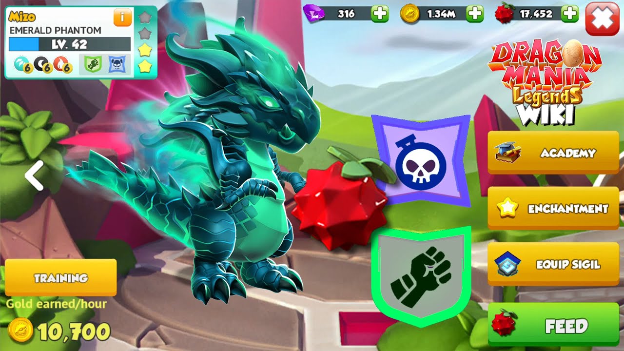 Which Sigil Energy School is Right? (Emerald Phantom Dragon) | Dragon Mania Legends