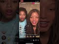 Chloe x Halle Instagram Live (Tea Time) 23/07/2020 (With Comments)