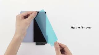 Galaxy Z Fold5: How to apply Front Protection Film | Samsung Canada