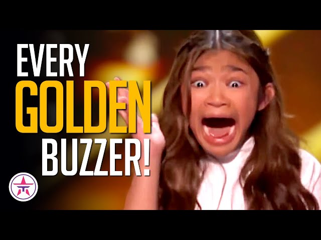 ALL Golden Buzzers on AGT Champions EVER! class=