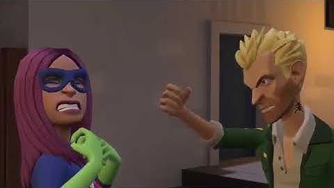 Superhero Unmasking Moment