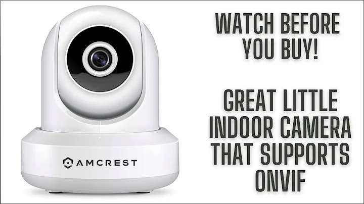 Unboxing & First Impressions - Amcrest 1080p WiFi Camera: Indoor Pan/Tilt - Supports ONVIF