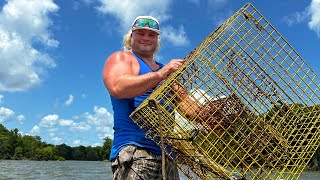 Bbq blue crabs from water to table!!!