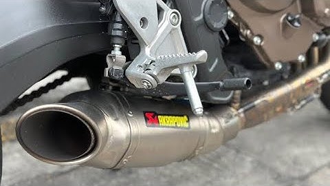 CBR650R Akrapovic exhaust with/without dB killer