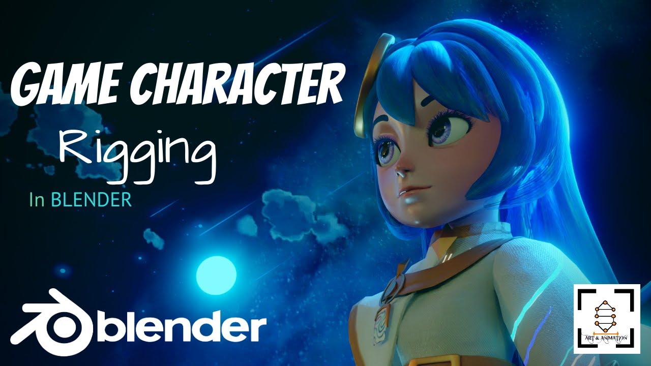 Game Character Making in Blender| Part 3 - Rigging | TIMELAPSE - YouTube