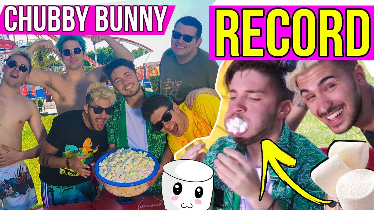 CHUBBY BUNNY EPICA con i MATES *Battiamo ogni RECORD* | Matt & Bise ...