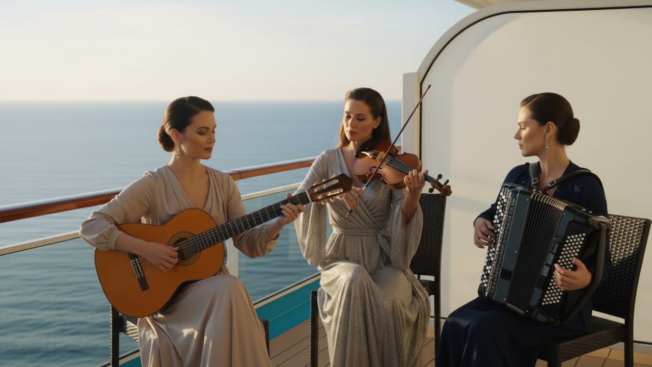 Elegant Flamenco Fusion Live – Instrumental Spanish Guitar, Accordion & Violin