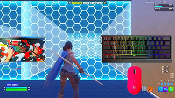 ⭐️Wooting 60 HE ASMR Chill🤩 Piece Control 1v1🏆Satisfying Keyboard Fortnite 360FPS⭐️