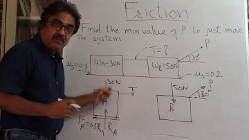 NEET JEE CET  Friction Problem  No1: Physics preparation, Engineering Mechanics