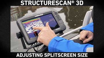 StructureScan 3D Adjust Split Screen Size