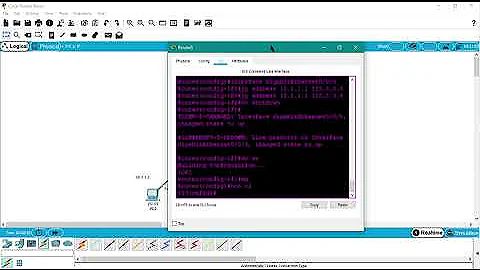 AAA radius configuration in cisco packet tracer