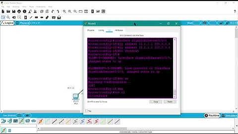 AAA radius configuration in cisco packet tracer