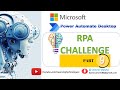 Project #3 -  RPA Challenge With Power Automate Desktop - Error Handling - Part 9