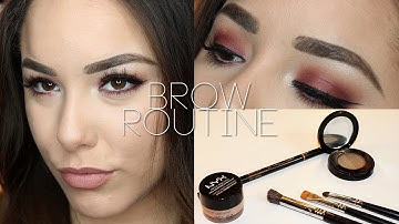 Eyebrow Routine ft. Anastasia Beverly Hills Brow Wiz