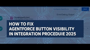 OS71: How to Fix Configure Agentforce Button Visibility in Integration Procedure 2025 Fix Permission