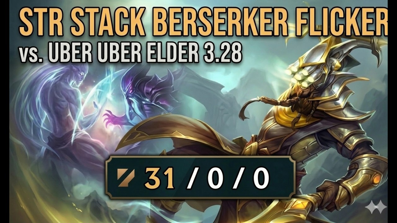 Poe 3.28 Flicker Strike - Str stack - Berserker - Uber Uber elder bekijken op YouTube Poe 3.28 Flicker Strike - Str stack - Berserker - Uber Uber elder bekijken op YouTube