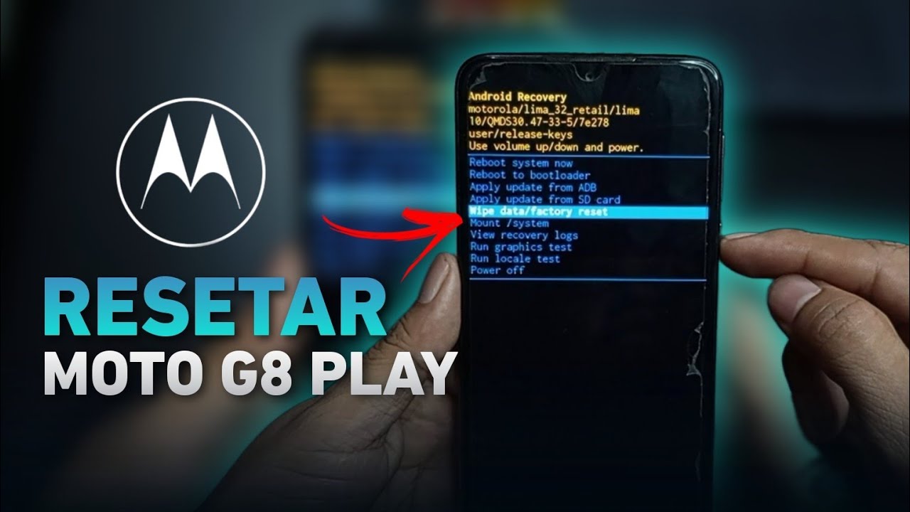 Hard Reset Moto g8 Play ( Formatar o moto g8 play pelos botões) 