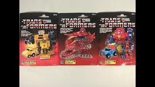 Transformers G1 Reissue Walmart Minibot Outback Bumblebee Swerve Tailgate Set x4 