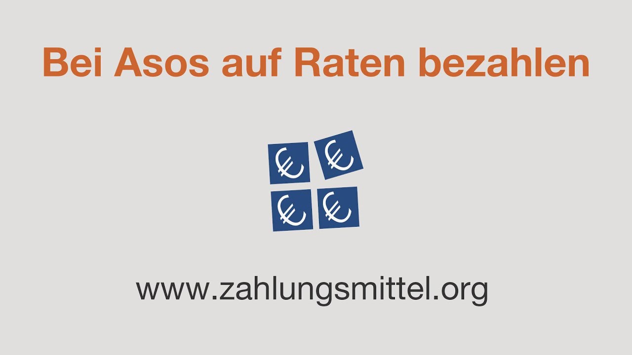 Ratenzahlung Bei Asos Online Shop German Howto Youtube
