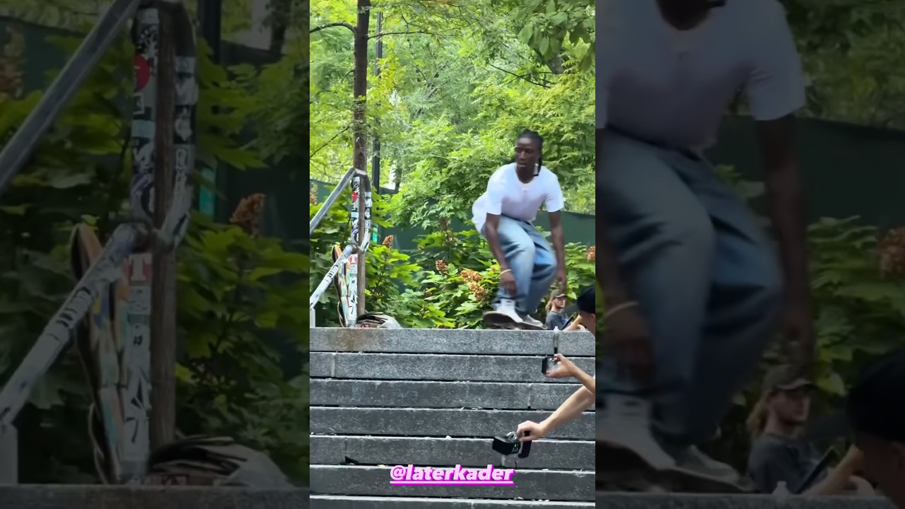 🧱Kader hitting a Smith on the Brooklyn Banks rail! 🧱@laterkader