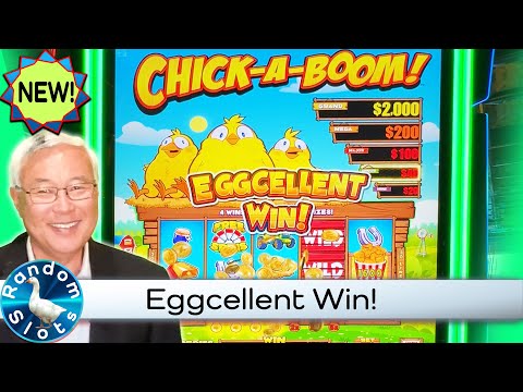 Chick A Boom Slot Machine Feature Win