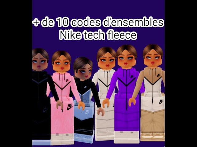 Nike roblox outfits (Nike tech fleece roblox codes) -  in 2023