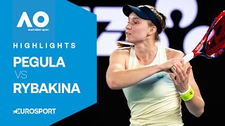 Jessica Pegula - Elena Rybakina Highlights L Deutsch Halbfinale Australian Open 2026