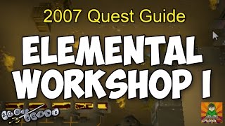 Runescape 2007 Elemental Workshop I Quest Guide